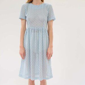 Beklina Lace La Selva dress in sky blue - XS